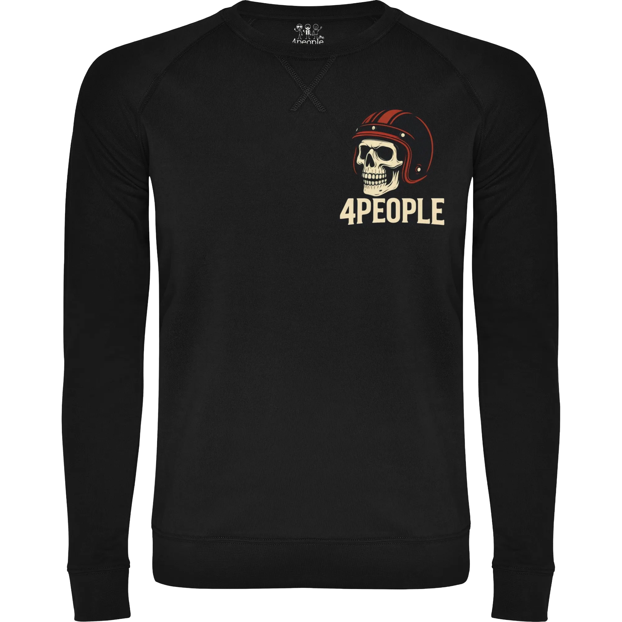 Sudadera Con Capucha Hombre MAKAYA - Diseño Calavera Go Fast, Corte Clásico, Algodón Suave - Ideal Para Moteros Y Estilo Casual